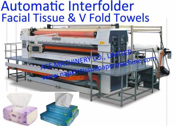 Cheap Fully Automatic Facial Tissue Paper Making Machine With Logsaw Machine for sale