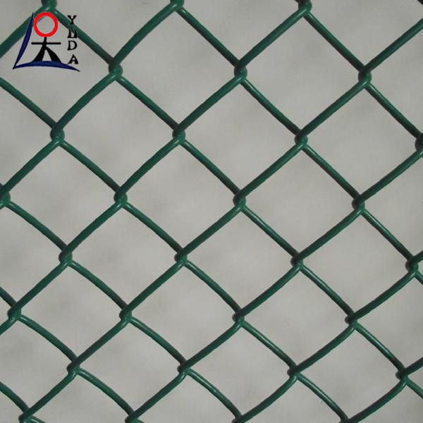 Cheap Diamond Temporary Chain Link Fence Gate Pvc Coated Privacy Cyclone Iron Wire Mesh for sale