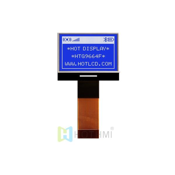 Cheap 1.1" 96X64 Graphic COG LCD | STN-Display | White on Blue 3.0V | Arduino | ST7549 for sale