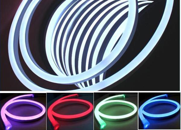 Cheap Round / Flat IP68 RGB LED Neon Flex 60 Leds / M 220V AC Input Voltage for sale