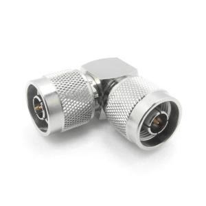 China N Male Type RF coaxial connector  N Male to N Male Right Angle Adapter on sale