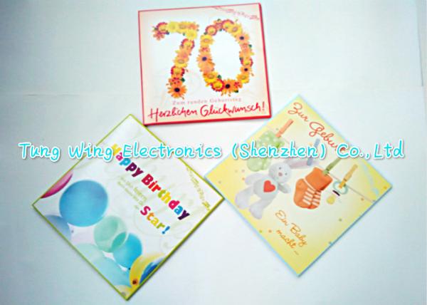 Cheap Personalized Delicate Festival Custom Sound Greeting Cards with sound chips for sale