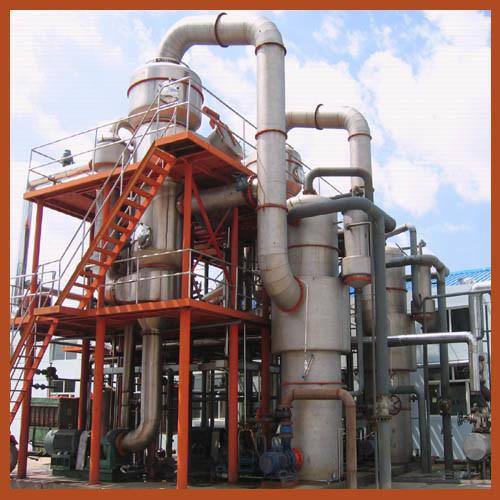 Cheap Automatic Vacuum Falling Film Evaporator System Multi Effect With CIP Cleaning System for sale