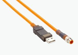 SICK DSL-8U04G02M025KM1 USB Configuration Cable to PC M8x4-pin/USB-A Plug approx. 2M 6034574