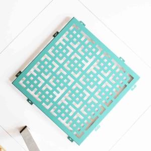 Corrosion Resistance Perforated Mesh Sheets , Customized Color Perforated Steel Screen