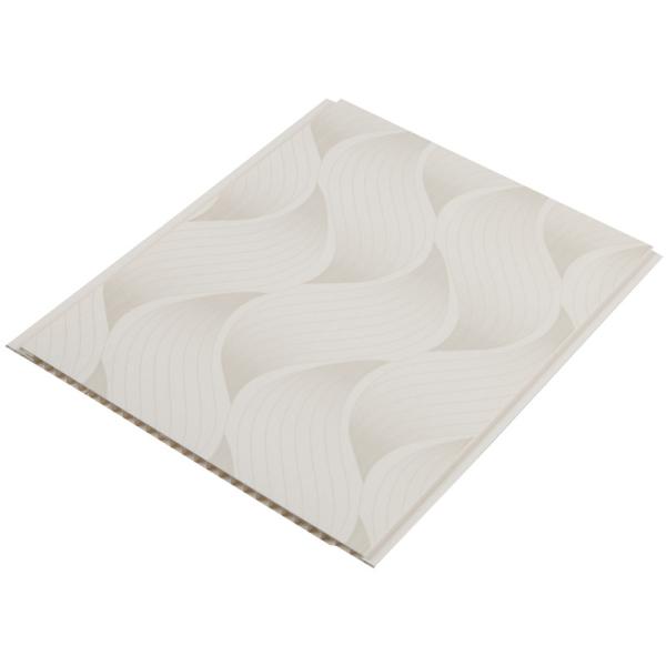 Cheap Hot Stamping Film Faced UPVC Wall Panels / Board With Light Weight for sale