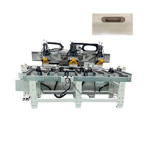 WPC Door Frame Cutting Machine Lock Tongue Hole Milling Drilling Manufacturing