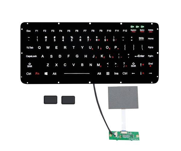 Cheap Integrated Silicone Rubber Keyboard With Backlight 2 External Mouse Keys for sale