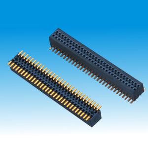 0.8 X 1.2 Mm Female Pin Header Connector Dual Row SMT Type High Flatness