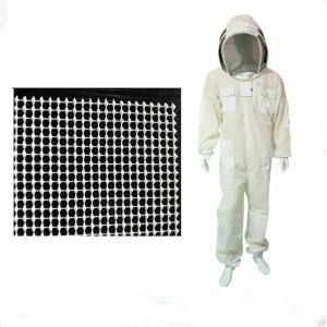 China 240gsm PVC Foam Mesh Underlay  As Beekeeper Protective Clothing Liner non-slip mat roll on sale
