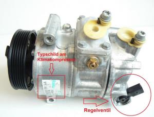 China compressor air pump control valve fit Audi SEAT SANDEN PEX16 sanden PXE13 1K0820803F on sale