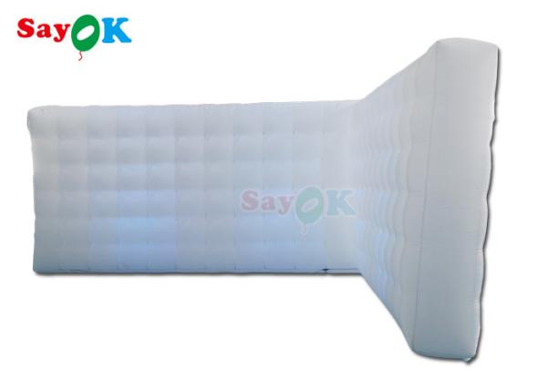 Cheap Professional Photo Studio Oxford Inflatable LED Photo Booth Background Wall Remote Control For Large Events for sale