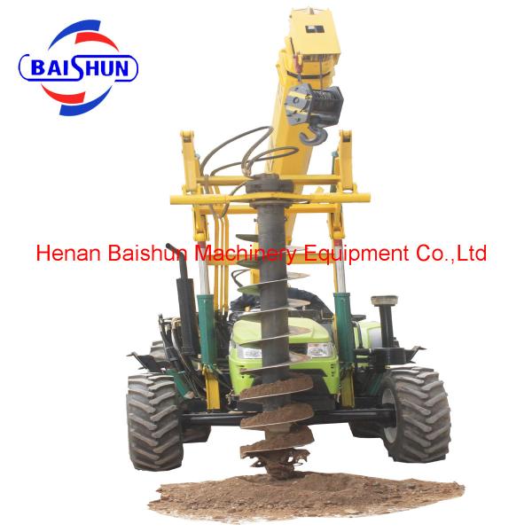 Cheap Best selling Of Pit Hydraulic Digging Electric Pole Machine for sale