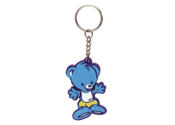 Cheap Customized 2D Colorful Key Chain, Soft PVC Keychain With Coustom Logo Printing for sale