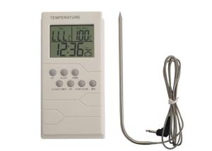 Best Multi Function Digital Instant Read Thermometer High Accuracy With Timer / Clock wholesale
