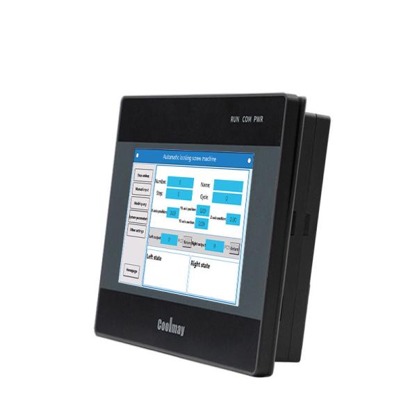 Cheap 4.3 Inch HMI PLC Combo PLC Controller 24VDC 4AI 2AO COM WIFI For Injection Moulding Machine for sale