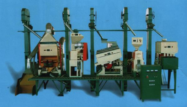 Cheap Modern Combined Rice Mill Machine 1 Ton Per Hour for sale