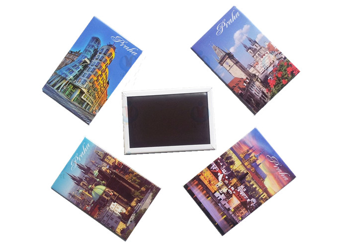 Custom Tourist Souvenir Fridge Magnet, Custom Refrigerator Magnets Photo Print Tinplate Refrigerator Magnet