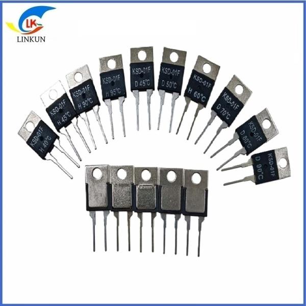 Cheap KSD-01F/JUC-31F Temperature Switch Temperature Control Switch 40 Degrees -130 Degrees Normally Open Normally Closed for sale