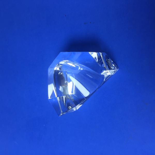 Cheap Wedge shape Quartz Light Guide Block Amiwestinghouse Ridge Light Guide Optical Element for sale