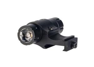 China Easy Operation Metal Led Flashlight , Mountable Tactical Flashlight With Angled Offset Ring Mount on sale
