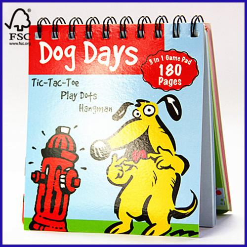 Cheap Custom print offset paper spiral binding school text education book printing/NINGBO TGS school notebook for sale