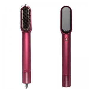China Professional Hot Air Straightener Hair Straightening Volume Blow Dry Comb Brush on sale
