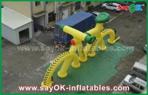 3m High Custom Inflatable Products Promotional Model Bicycle With Print