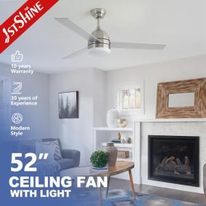 Switch Type Wall Control LED Ceiling Fan with Remote Control and Dimmable Light