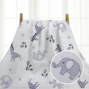 Woven Muslin Swaddle Blankets Portable Reusable Multiple Use Spring / Autumn Used
