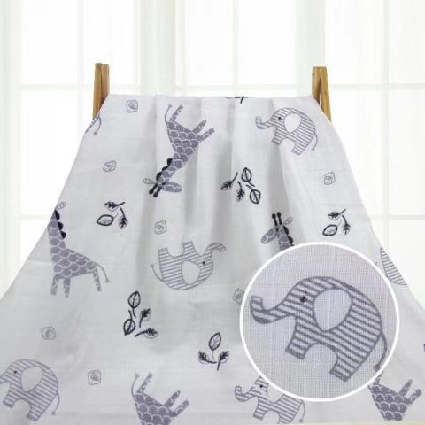 Cheap Woven Muslin Swaddle Blankets Portable Reusable Multiple Use Spring / Autumn Used for sale