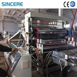 China PET Sheet Extruder Machinery Transparent Sheet Extrusion Line PET Plastic Sheet Making Machine on sale