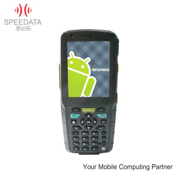 Cheap 3.5" Display Portable Rugged Android Barcode Scanners With Wireless Connection for sale