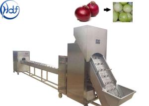 Best 1.5kw Power Onion Peeling Machine , Onion Processing Machine With Cutter wholesale