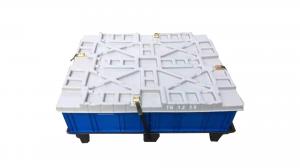 China Large Crate Plastic Blister Pack Storage Boxes With Lids For Delivering Shipping on sale