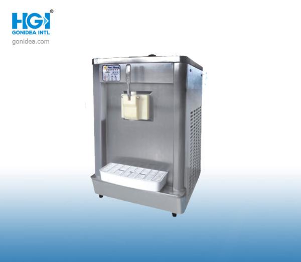 Cheap 18 Liter Table Top Three Colors Desktop Soft Serve Ice Cream Machine for sale