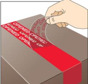 China Custom Serial Number Barcode Security Warranty VOID Sticker Label If Broken,VOID Warranty Seal Sticker Printing Label on sale