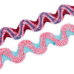 Best Polyester Zig Zag Ribbon Trim Custom 3cm Width Colorful wholesale