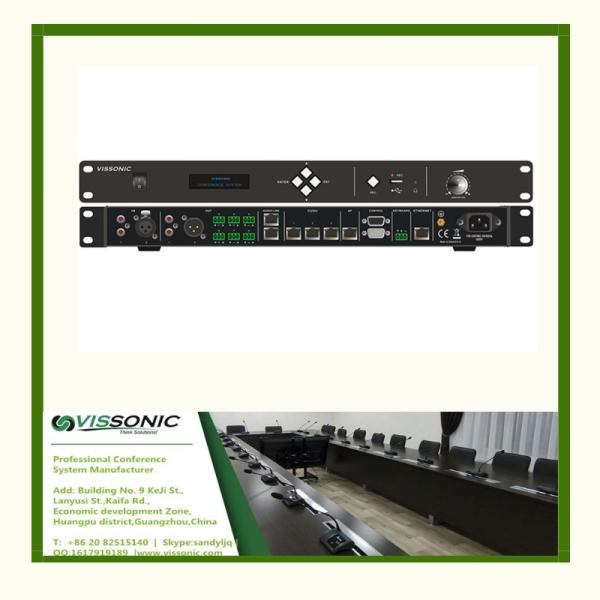 Cheap Full Digital WiFi Wireless Conference System DSP Conference Processor for sale
