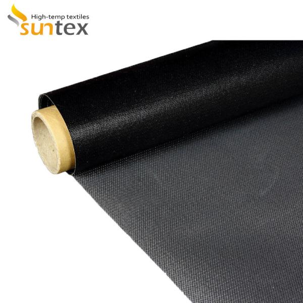 Cheap Non - Stick PTFE Fiberglass Cloth 1000 - 2000mm /0.45mm thickness Width For Thermal Insulation for sale