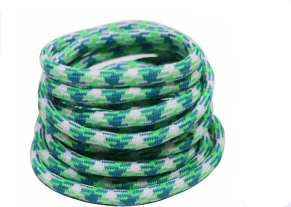 Cheap 100% Polyester Elastic Cord String Colorful Braided Rope Logo Printed for sale