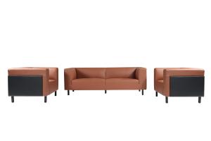 Best Tufted Leather Modular Office Reception Sofa Free Combination wholesale