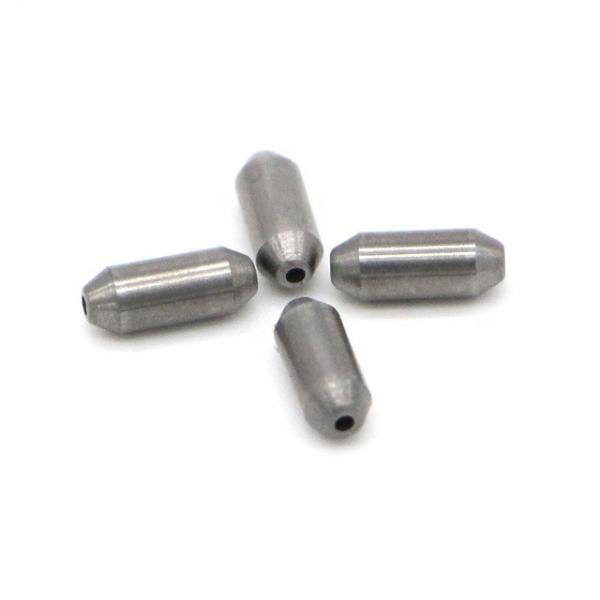 Cheap High Density Custom Tungsten Carbide Parts / Roller Needle With Straight Hole for sale