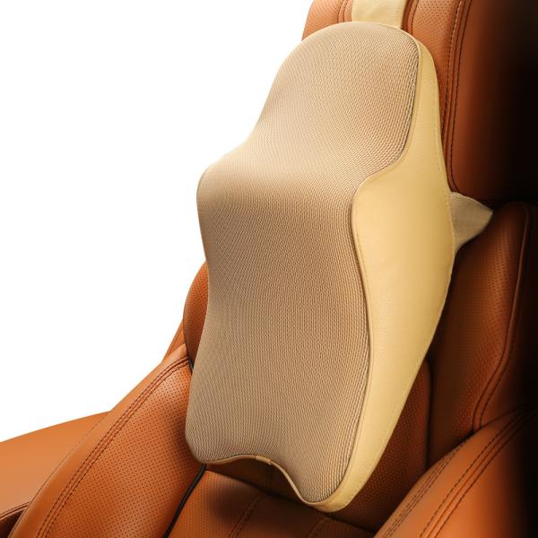 Cheap Memory Foam Car Neck Pillow - Neck Support Headrest Pillow - Lumbar Support for Car Two-in-One Back Seat Cushion  for sale