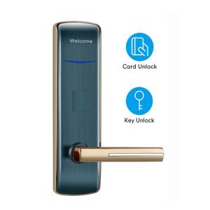 Best High Security 5 Tongues Mortise Hotel Card Door Lock Intelligent with Management Software System wholesale