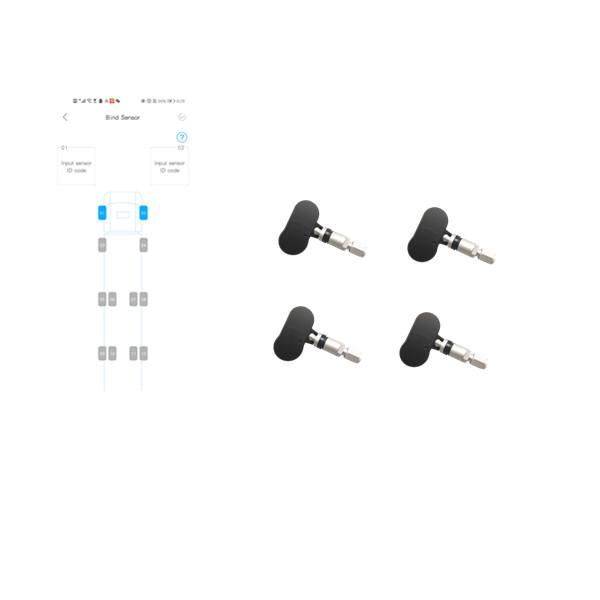 Cheap 2.4Ghz Internal Bluetooth Four Sensors TPMS Solutions for sale