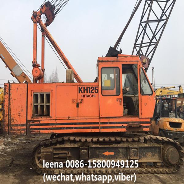 Cheap Used Hitachi Crawler Crane / Used Lattice Boom Crawler Crane Kh125-3 Made In Japan for sale