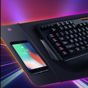 Smart Memory Function Wireless Charing Mouse Pad RGB Big Gaming Mousepad