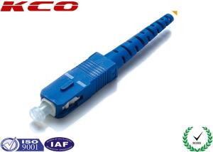 China Single Mode Fiber Optic Connectors / Fiber Optic SC Connector Pre Assemly on sale