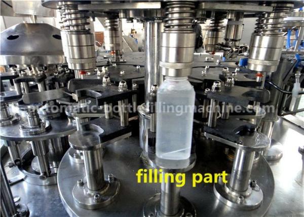 Cheap Juice / Honey Beverage Filling Machine 170ML - 2L Bottle Volume With Aluminum Foil Capping for sale